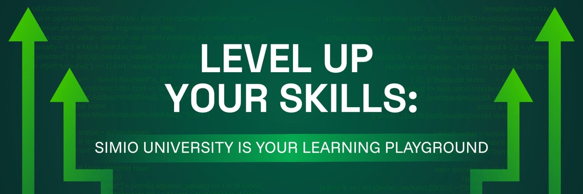 Level Up Your Skills: Simio University is Your Learning Playground